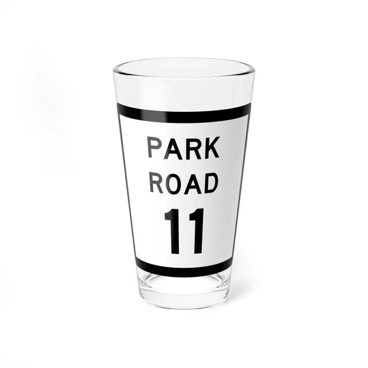 Texas Park Road 11 (Texas) (Road Sign) Pint Glass 16oz 16oz - Go Mug Yourself