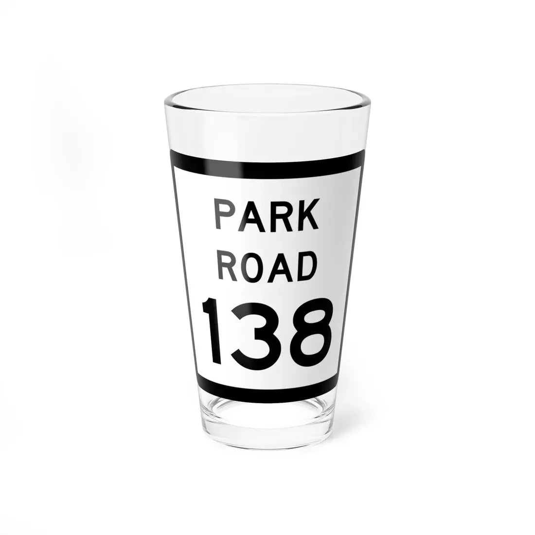 Texas Park Road 138 (Texas) (Road Sign) Pint Glass 16oz 16oz - Go Mug Yourself