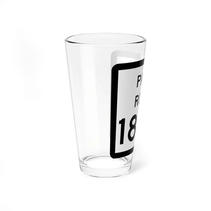 Texas Park Road 1836 (Texas) (Road Sign) Pint Glass 16oz - Go Mug Yourself