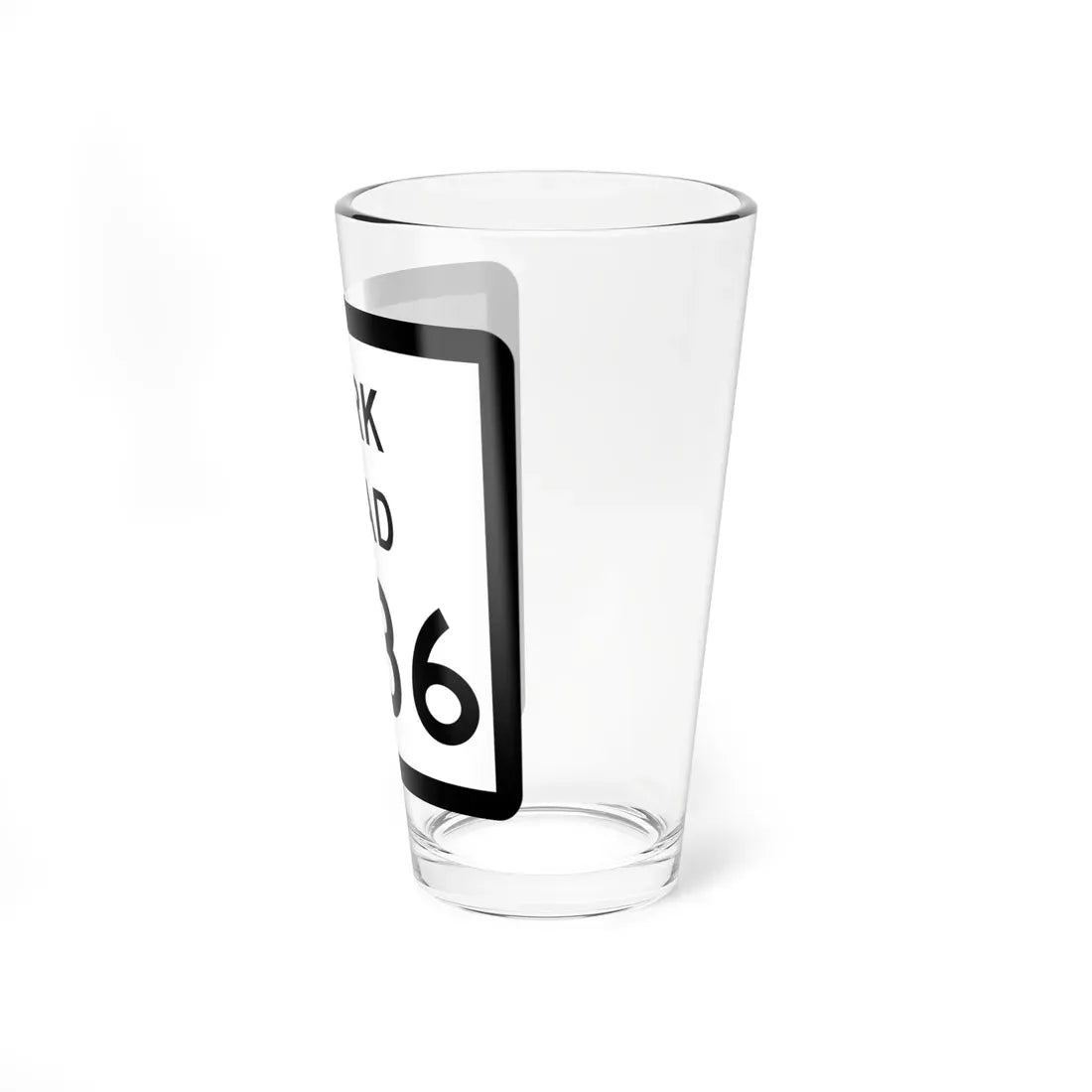 Texas Park Road 1836 (Texas) (Road Sign) Pint Glass 16oz - Go Mug Yourself
