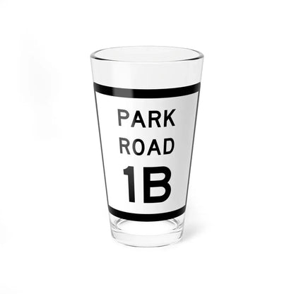 Texas Park Road 1B (Texas) (Road Sign) Pint Glass 16oz 16oz - Go Mug Yourself