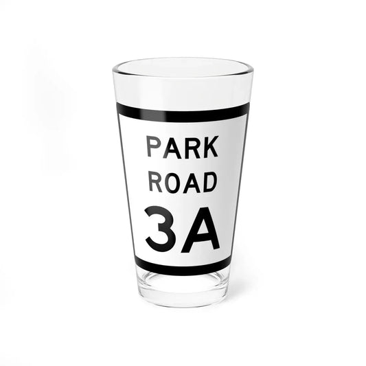 Texas Park Road 3A (Texas) (Road Sign) Pint Glass 16oz 16oz - Go Mug Yourself