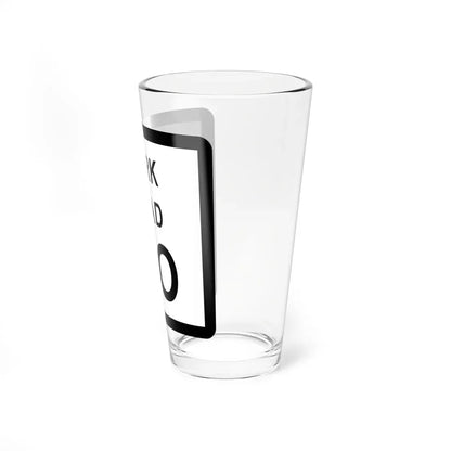 Texas Park Road 40 (Texas) (Road Sign) Pint Glass 16oz - Go Mug Yourself