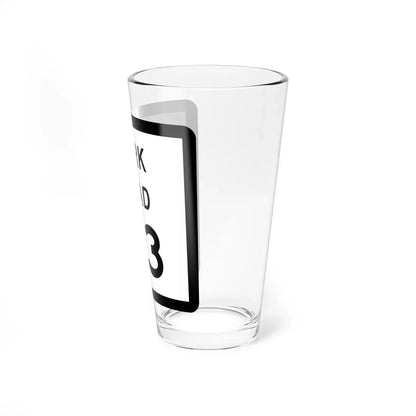 Texas Park Road 43 (Texas) (Road Sign) Pint Glass 16oz - Go Mug Yourself