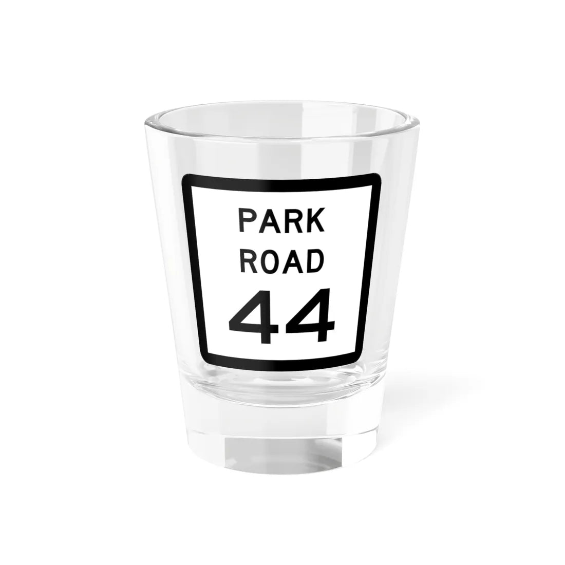 Texas Park Road 44 (Texas) (Road Sign) Shot Glass 1.5oz 1.5oz - Go Mug Yourself