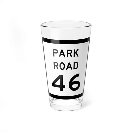 Texas Park Road 46 (Texas) (Road Sign) Pint Glass 16oz 16oz - Go Mug Yourself