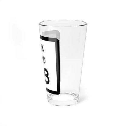Texas Park Road 48 (Texas) (Road Sign) Pint Glass 16oz - Go Mug Yourself