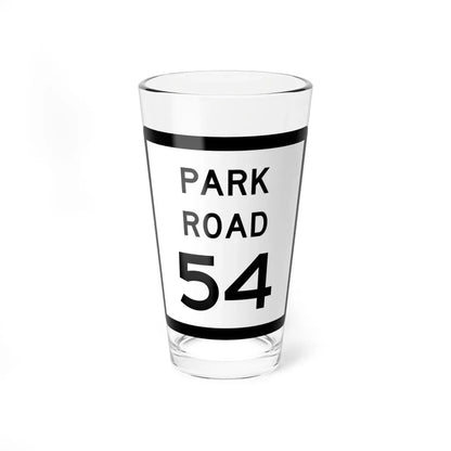 Texas Park Road 54 (Texas) (Road Sign) Pint Glass 16oz 16oz - Go Mug Yourself