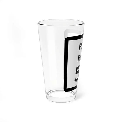 Texas Park Road 55 (Texas) (Road Sign) Pint Glass 16oz - Go Mug Yourself