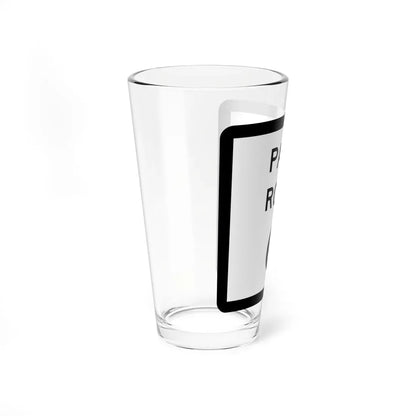 Texas Park Road 6 (Texas) (Road Sign) Pint Glass 16oz - Go Mug Yourself