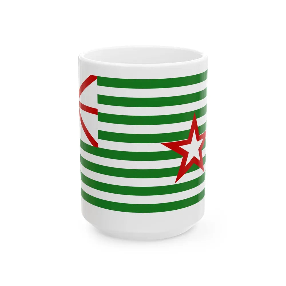 Texas Proposed Flag (United States) White Coffee Mug 15oz - Go Mug Yourself