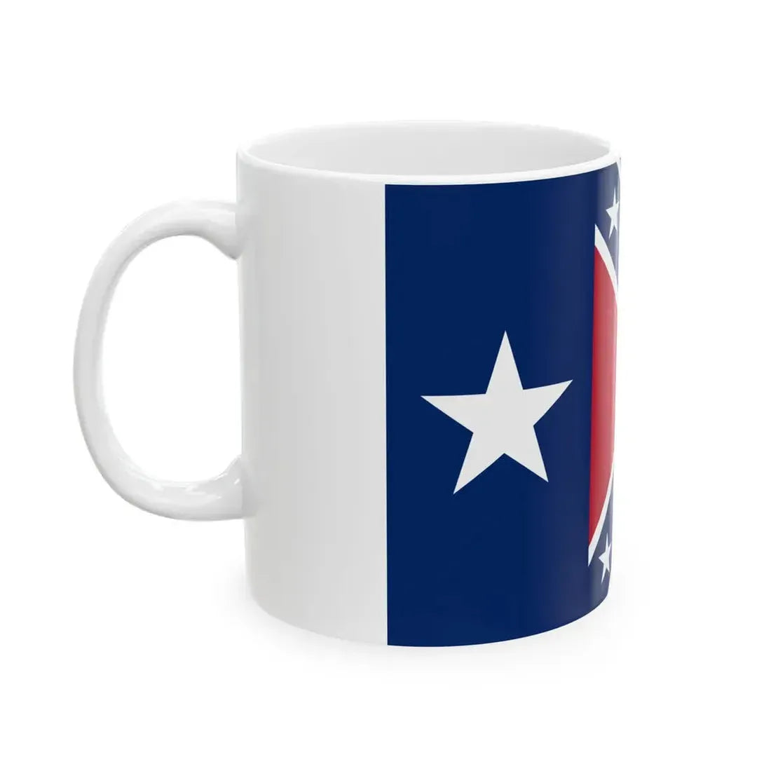 Texas Rebel Confederate (United States) White Coffee Mug - Go Mug Yourself
