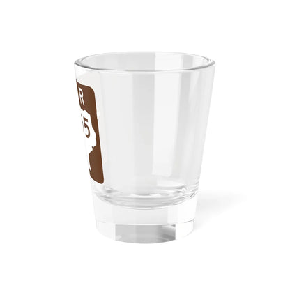 Texas Recreational Road 255 (Texas) (Road Sign) Shot Glass 1.5oz - Go Mug Yourself