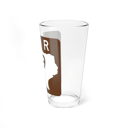 Texas Recreational Road 9 (Texas) (Road Sign) Pint Glass 16oz - Go Mug Yourself