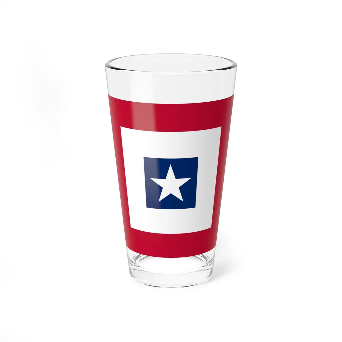 Texas Revenue Service Flag 1839-1845 (United States) Pint Glass 16oz 16oz - Go Mug Yourself