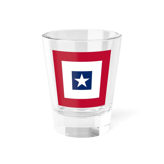 Texas Revenue Service Flag 1839-1845 (United States) Shot Glass 1.5oz 1.5oz - Go Mug Yourself