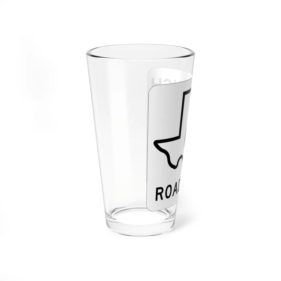 Texas RM 00 1956 template (Texas) (Road Sign) Pint Glass 16oz - Go Mug Yourself