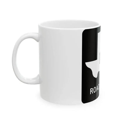 Texas RM 1165 (Texas) (Road Sign) White Coffee Mug - Go Mug Yourself
