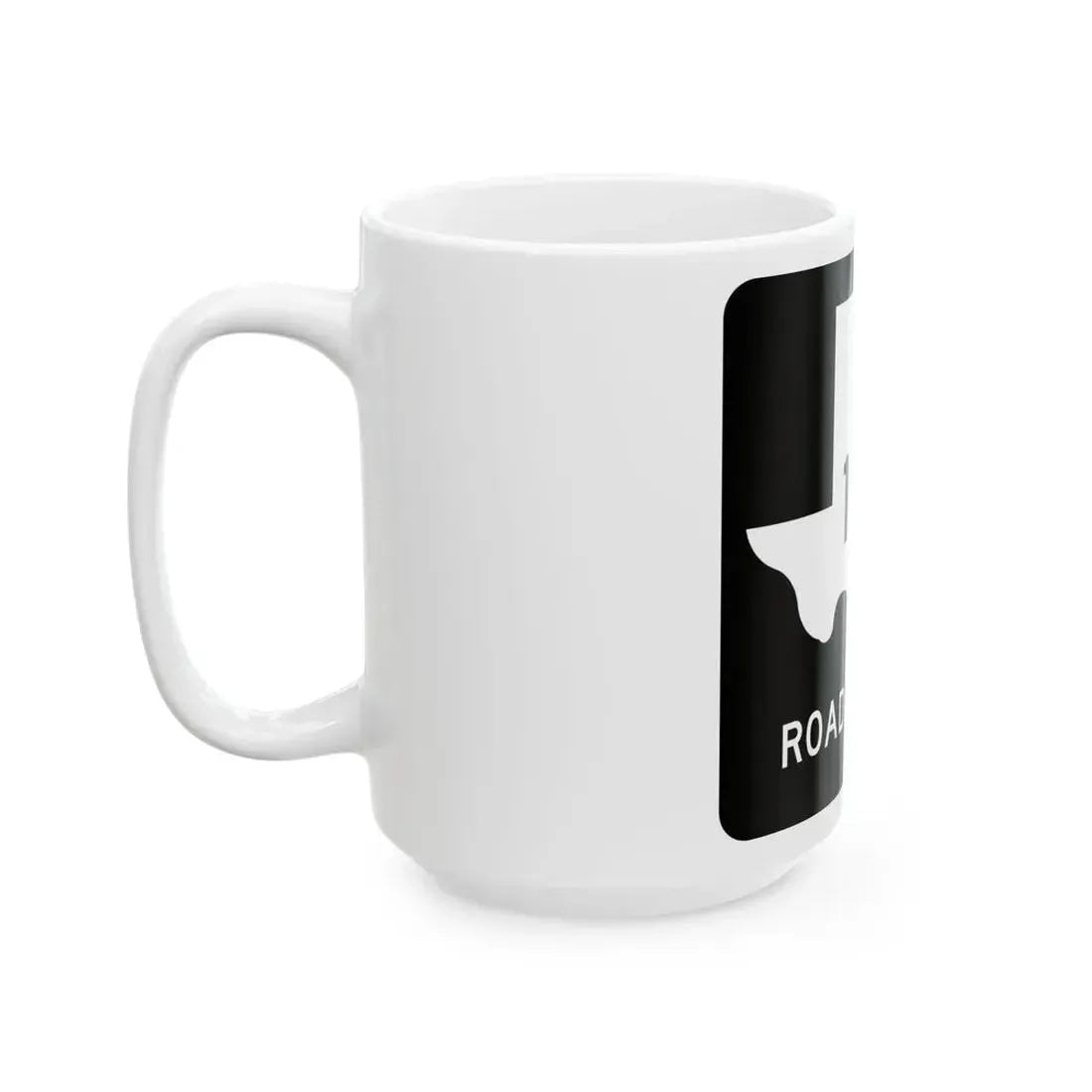 Texas RM 1832 (Texas) (Road Sign) White Coffee Mug - Go Mug Yourself