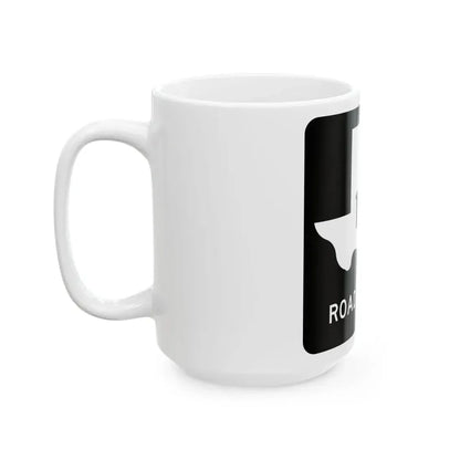 Texas RM 1973 (Texas) (Road Sign) White Coffee Mug - Go Mug Yourself