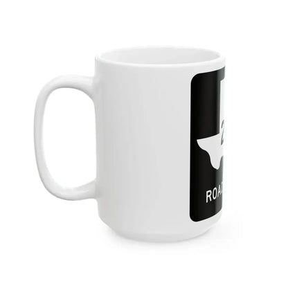 Texas RM 2242 (Texas) (Road Sign) White Coffee Mug - Go Mug Yourself