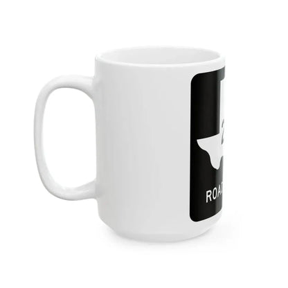 Texas RM 2463 (Texas) (Road Sign) White Coffee Mug - Go Mug Yourself