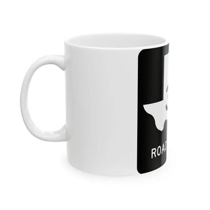 Texas RM 335 (Texas) (Road Sign) White Coffee Mug - Go Mug Yourself