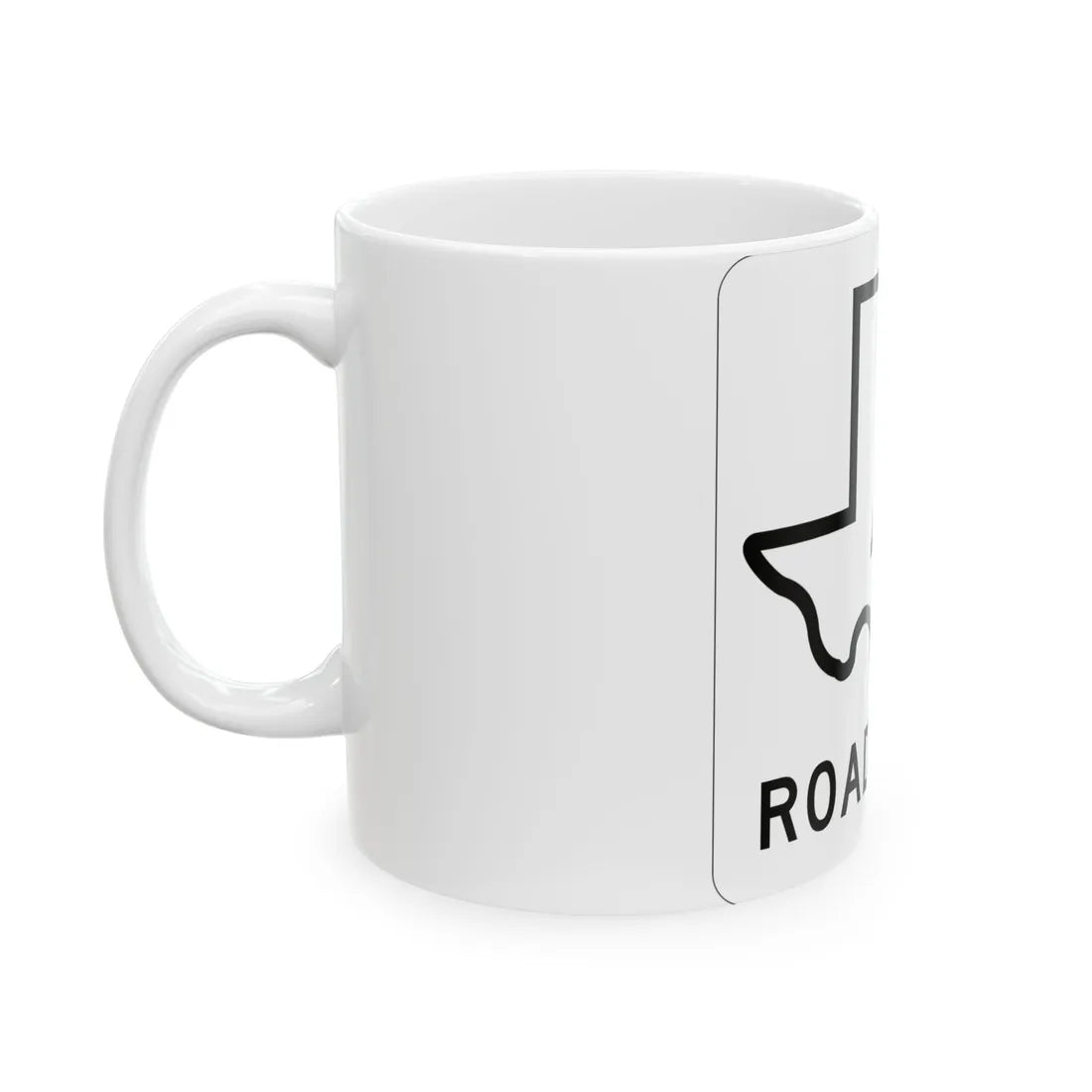 Texas RM 42 1956 (Texas) (Road Sign) White Coffee Mug - Go Mug Yourself