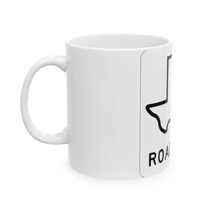 Texas RM 42 1956 (Texas) (Road Sign) White Coffee Mug - Go Mug Yourself