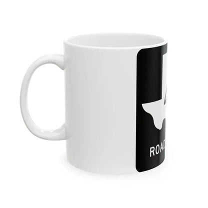 Texas RM 479 (Texas) (Road Sign) White Coffee Mug - Go Mug Yourself