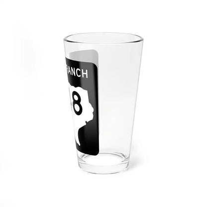 Texas RM 48 (Texas) (Road Sign) Pint Glss 16oz - Go Mug Yourself