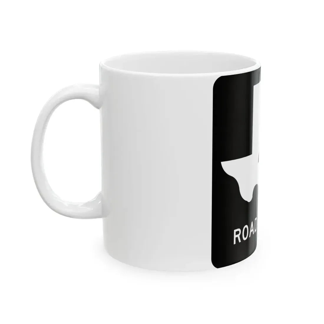 Texas RM 48 (Texas) (Road Sign) White Coffee Mug - Go Mug Yourself
