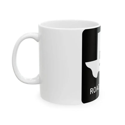 Texas RM 516 (Texas) (Road Sign) White Coffee Mug - Go Mug Yourself