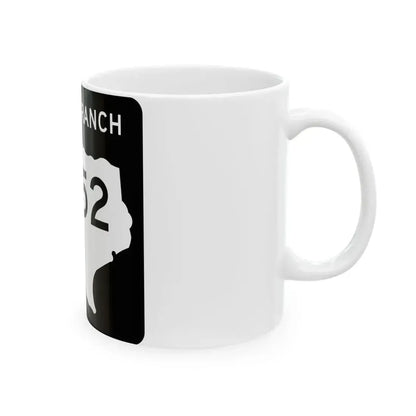 Texas RM 652 (Texas) (Road Sign) White Coffee Mug - Go Mug Yourself