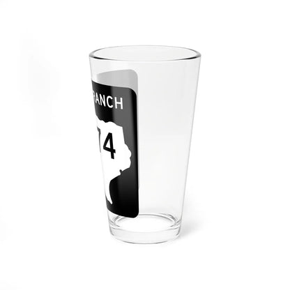 Texas RM 674 (Texas) (Road Sign) Pint Glss 16oz - Go Mug Yourself