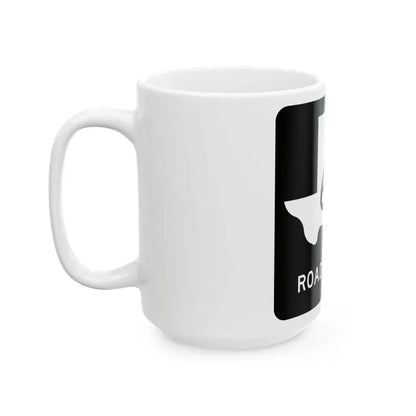 Texas RM 689 (Texas) (Road Sign) White Coffee Mug - Go Mug Yourself