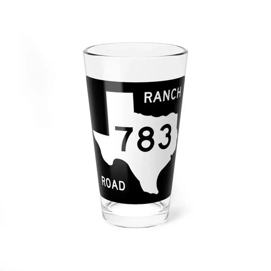 Texas RM 783 (Texas) (Road Sign) Pint Glass 16oz 16oz - Go Mug Yourself