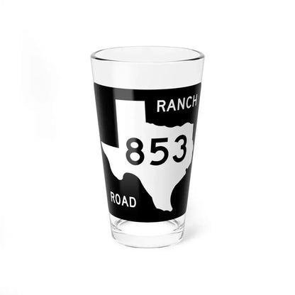 Texas RM 853 (Texas) (Road Sign) Pint Glass 16oz 16oz - Go Mug Yourself