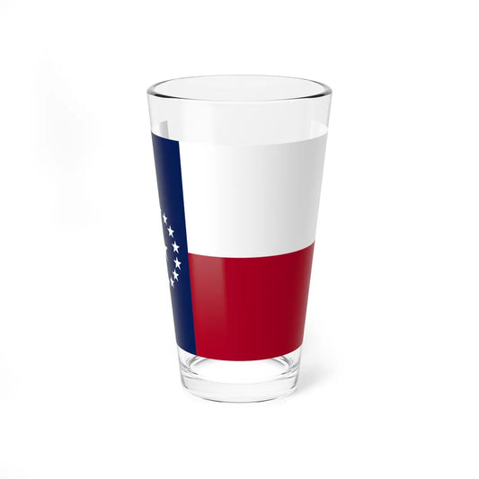 Texas Secession Flag Variant 1 (United States) Pint Glass 16oz 16oz - Go Mug Yourself