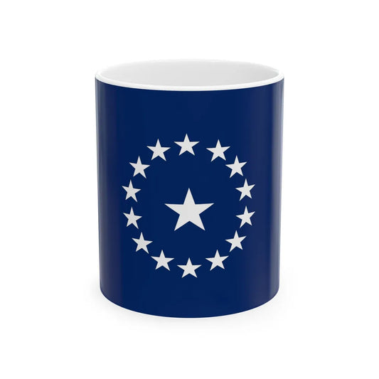 Texas Secession Flag Variant 2 (United States) White Coffee Mug 11oz - Go Mug Yourself