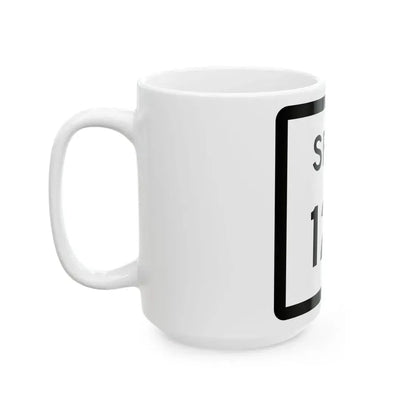 Texas Spur 127 (Texas) (Road Sign) White Coffee Mug - Go Mug Yourself