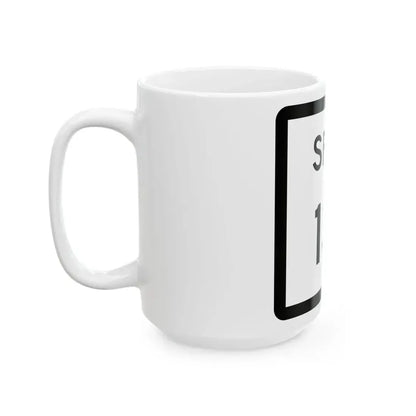Texas Spur 131 (Texas) (Road Sign) White Coffee Mug - Go Mug Yourself