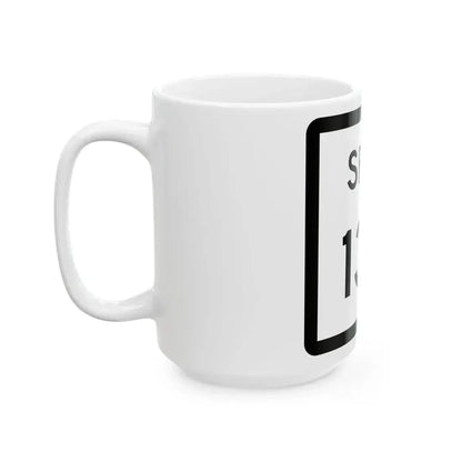 Texas Spur 139 (Texas) (Road Sign) White Coffee Mug - Go Mug Yourself