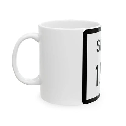 Texas Spur 157 (Texas) (Road Sign) White Coffee Mug - Go Mug Yourself