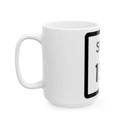 Texas Spur 157 (Texas) (Road Sign) White Coffee Mug - Go Mug Yourself