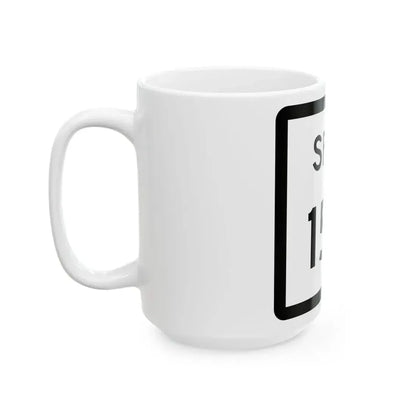 Texas Spur 158 (Texas) (Road Sign) White Coffee Mug - Go Mug Yourself