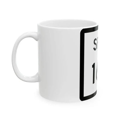 Texas Spur 160 (Texas) (Road Sign) White Coffee Mug - Go Mug Yourself