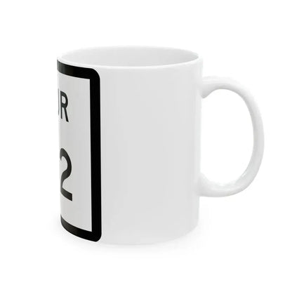 Texas Spur 162 (Texas) (Road Sign) White Coffee Mug - Go Mug Yourself