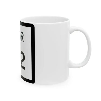 Texas Spur 172 (Texas) (Road Sign) White Coffee Mug - Go Mug Yourself