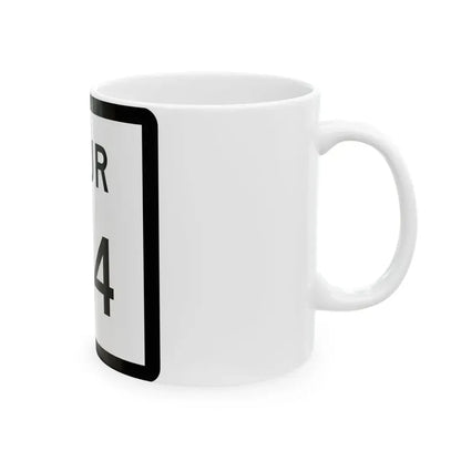 Texas Spur 174 (Texas) (Road Sign) White Coffee Mug - Go Mug Yourself